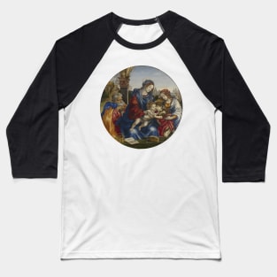 The Holy Family with Saint John the Baptist and Saint Margaret Baseball T-Shirt